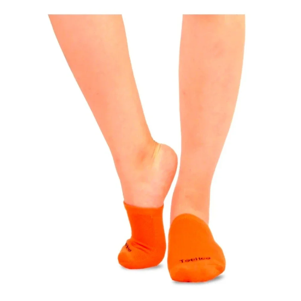 TeeHee Non-Slip Toe Pads Orange, Yellow, and White One Size